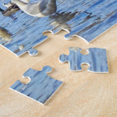 Canadese ganzen. Jigzaag Puzzle Legpuzzel (Zijkant)