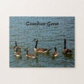 Canadese ganzen op Lake Photographic Legpuzzel (Horizontaal)