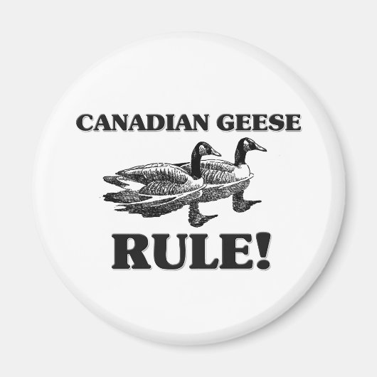 CANADESE GANZEN Regel! Magneet (Voorkant)