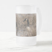 Canadese Ganzen Snack Tijd Frosted Mok (Voorkant rechts)