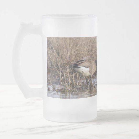 Canadese Ganzen Snack Tijd Frosted Mok (Links)