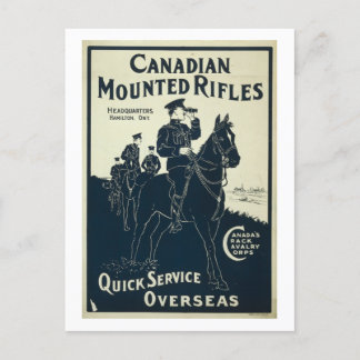 Canadese Gemonteerde Geweren Briefkaart