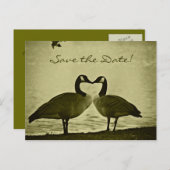 Canadese Gese foto Aankondigingskaart (Voorkant / Achterkant)
