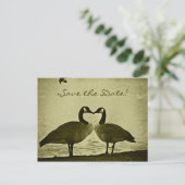 Canadese Gese foto Aankondigingskaart (Staand voorkant)