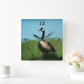 Canadese Gese foto Vierkante Klok (Huis)