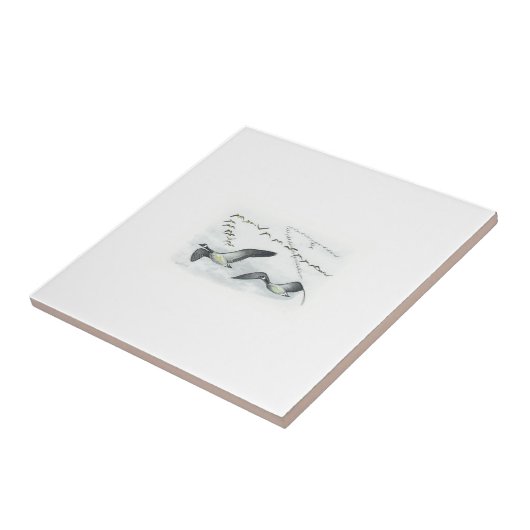 Canadese Gese Tile. Tegeltje (Zijkant)