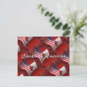 Canadese Golfvlag Briefkaart (Staand voorkant)