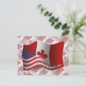 Canadese Golfvlag Briefkaart (Staand voorkant)