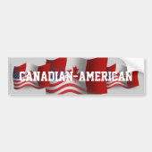 Canadese Golfvlag Bumpersticker (Voorkant)
