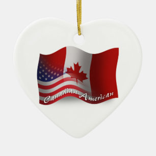 Canadese Golfvlag Keramisch Ornament