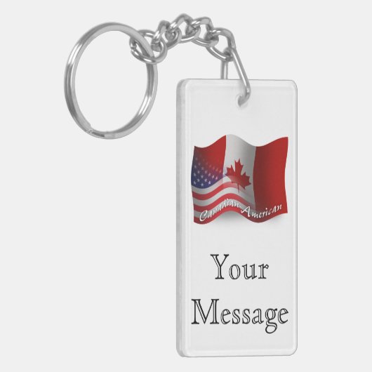 Canadese Golfvlag Sleutelhanger (Voorkant Links)