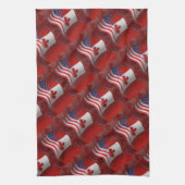 Canadese Golfvlag Theedoek (Verticaal)