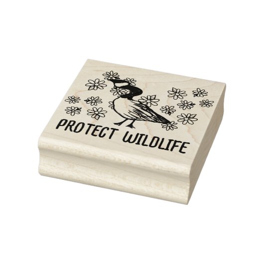 Canadese Goose Canada Geese Natuur Lovers Rubberstempel (Stempel)