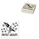 Canadese Goose Canada Geese Natuur Lovers Rubberstempel (Gestempeld)