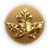 Canadese goudmetalen deurknoppen keramische knop (Voorkant)