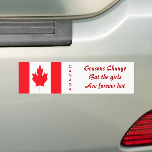 canadese grappige bumperstickers (Op auto)