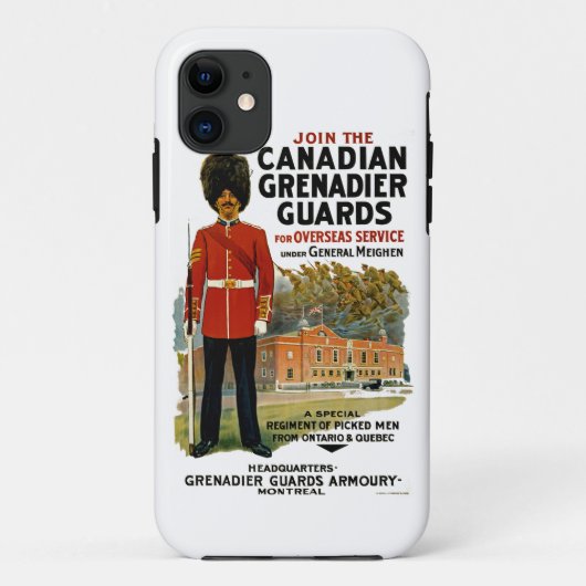 Canadese Grenadier Guards Case-Mate iPhone Case (Achterkant)