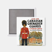 Canadese Grenadier Guards Magneet (Voorkant / Achterkant)