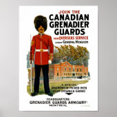 Canadese Grenadier Guards Poster (Voorkant)