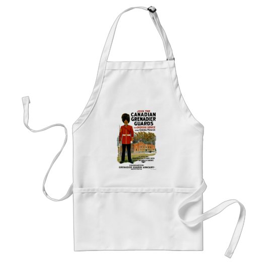 Canadese Grenadier Guards Standaard Schort (Voorkant)