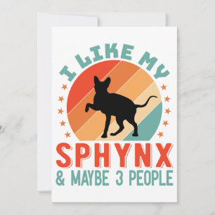 Canadese haarloze Sphynx Kat Eigenaar Humor Feestdagenkaart