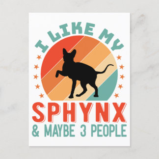 Canadese haarloze Sphynx Kat Eigenaar Humor Feestdagenkaart