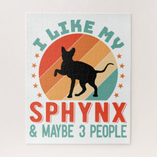 Canadese haarloze Sphynx Kat Eigenaar Humor Legpuzzel