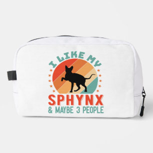 Canadese haarloze Sphynx Kat Eigenaar Humor Toilettasje