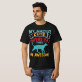 Canadese haarloze Sphynx Kat Grappig T-shirt (Voorkant volledig)