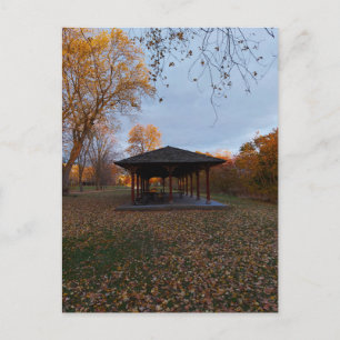 Canadese herfst en een pagode briefkaart