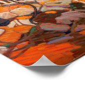  Canadese herfst Scene Tom Thomson Painting Poster (Hoek)