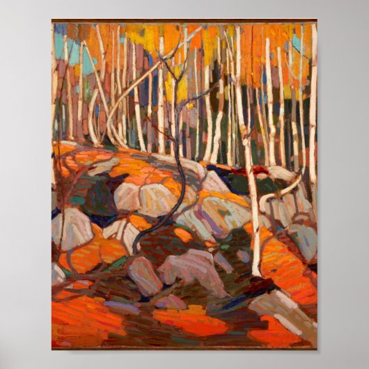  Canadese herfst Scene Tom Thomson Painting Poster (Voorkant)