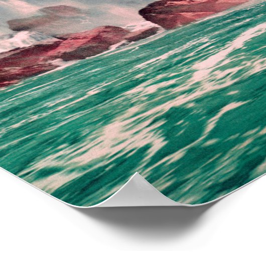 Canadese Herfsten -  Niagara - 1900 Poster (Hoek)