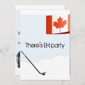 Canadese Hockey Card Kaart (Voorkant / Achterkant)