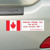 canadese hommeltjes bumpersticker (Op auto)