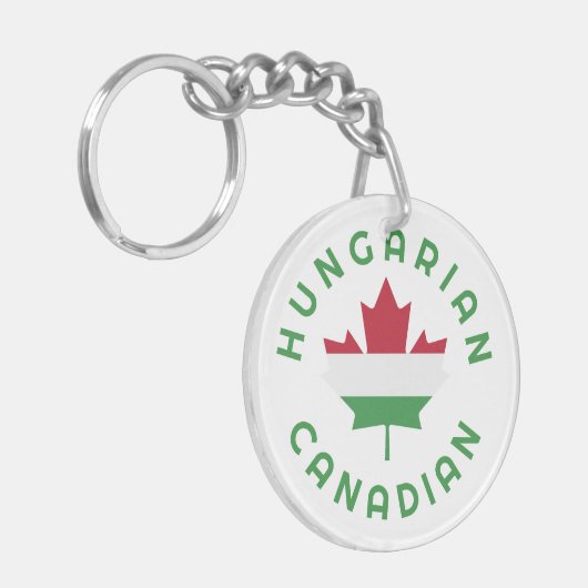 Canadese Hongaarse roots Sleutelhanger (Voorkant Links)