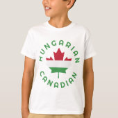 Canadese Hongaarse roots T-shirt (Voorkant)