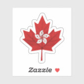 Canadese Hongkongers Sticker (Vel)