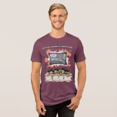 Canadese Houthakker | Bar Humor Tri-Blend T-shirt (Voorkant volledig)