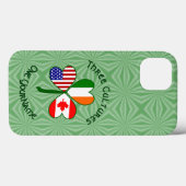Canadese Ierse Amerikaanse Shamrock Persoonlijk Case-Mate iPhone Case (Achterkant (horizontaal))