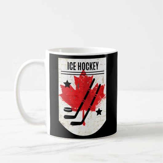 Canadese ijshockey voor Canada Day Koffiemok (Links)