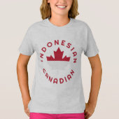 Canadese Indonesische roots T-shirt (Voorkant)