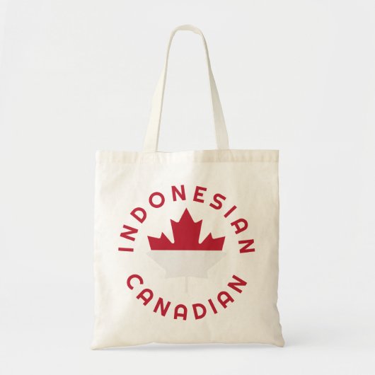Canadese Indonesische roots Tote Bag (Voorkant)
