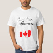 Canadese Influencer duikt omhoog de route T-S van  T-shirt (Voorkant)