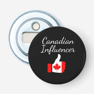 Canadese Influencer duikt omhoog de route van Ligh Button Flesopener