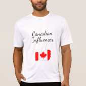Canadese Influencer duikt omhoog de route van Ligh T-shirt (Voorkant)