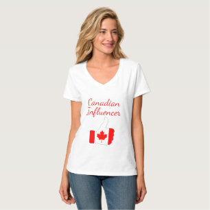 Canadese Influencer duikt omhoog de route van Ligh T-shirt