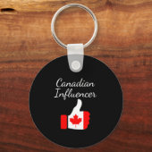 Canadese Influencer duikt omhoog de routesleutel v Sleutelhanger (Voorkant)