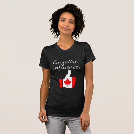 Canadese Influencer duikt vuurtoren omhoog T-shirt (Voorkant volledig)