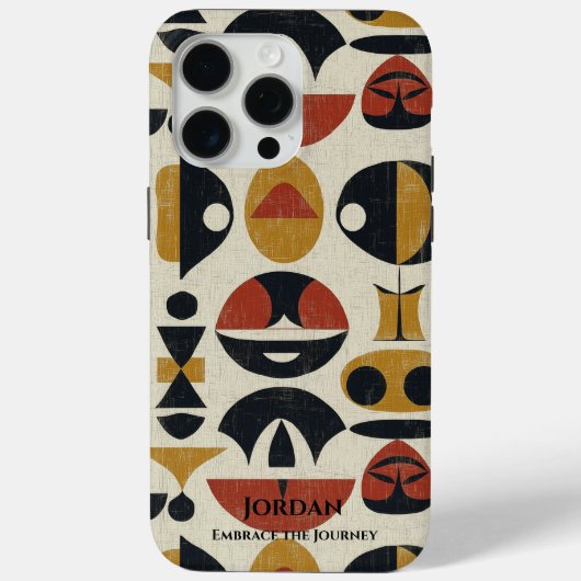 Canadese inheemse totemkunst, Abstracte elegantie Case-Mate iPhone Case (Achterkant)